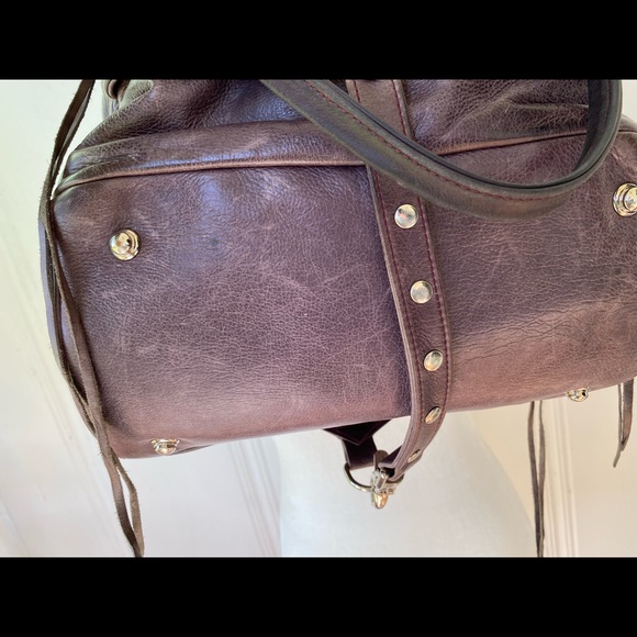 Botkier Trigger leather satchel grey plum - Picture 6 of 6